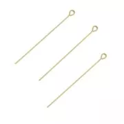 Eye Pin 50x0,5mm Gold filled x10