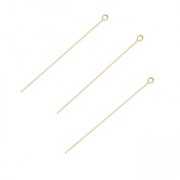 Eye Pin 38x0,64 mm Gold filled x10