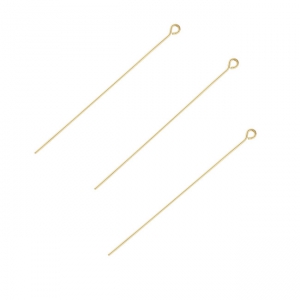 Eye Pin 51x0,64mm Gold filled x10