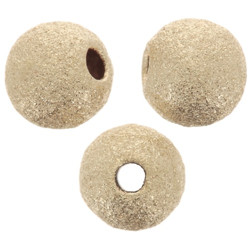 Diamonds Balls 5 mm - Gold filled x5