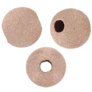 Diamonds Balls 5 mm - Rose Gold filled x5