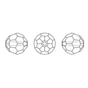 Round beads PureCrystal 5000 6 mm - Scarlet x6