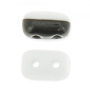 Rullas Duet 3x5 mm Two-tone Black/Opaque White 10g