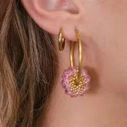 PureCrystal 5328 Crystal Bicones 4 mm Light Siam Shimmer x50