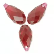 PureCrystal Drop 6010 13x6.5mm Scarlet x1
