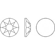 PureCrystal Hotfix rhinestones 4 mm Scarlet x36