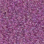Miyuki Seed beads 15/0 264 - Raspberry Lined Crystal AB