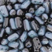 Rullas Duet 3x5 mm Two-tone Black/Opaque Blue Luster x10g