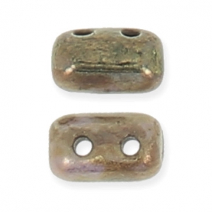 Rullas Duet 3x5 mm Two-tone Black/GoldLuster x10g