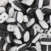 Rullas Duet 3x5 mm Two-tone Black/White Mat x10g