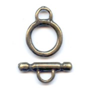 Bronze tone toggle clasp 13mm x1