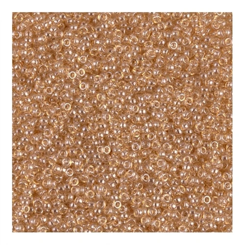 Miyuki Seed beads 15/0 2439 - Lt Smoky Topaz Gold Luster
