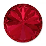 PureCrystal 1122 Rivoli Round Stone 14 mm Scarlet x1