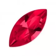 PureCrystal Navette 10x5 mm Scarlet x1