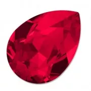 PureCrystal 4320 Pear Fancy Stone 14x10 mm Scarlet x1