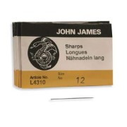 John James Beading needle Size 12 29.5 mm x25|raw }}