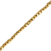 Glass cubes 3mm Gold x47 cm|raw }}