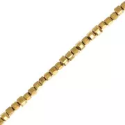 Glass cubes 3mm Gold x47 cm