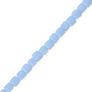 Glass cubes 2.5 mm Bleu Opaque x40 cm