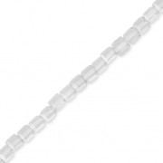 Glass cubes 2.5 mm Crystal x40 cm|raw }}