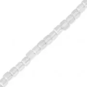 Glass cubes 2.5 mm Crystal x40 cm