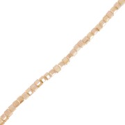 Glass cubes 2.5 mm - Crystal Gold Bronze Luster x43cm|raw }}