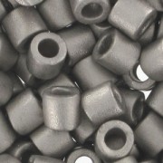 Miyuki Delica 8/0 DBL0321 - Matte Metallic Dark Nickel Silver