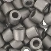 Miyuki Delica 8/0 DBL0321 - Matte Metallic Dark Nickel Silver