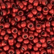 Toho seed beads 8/0 TO8RYPS0012 - Hybrid Aurora Red Metallic x8g