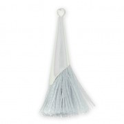 Cotton tassel 33 mm Grey with a fine silver plating cup x1|raw }}