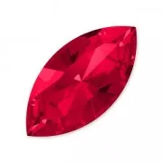 PureCrystal Navette 15x7 mm Scarlet x1