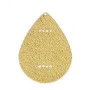 Diamond drop metal spacer for Miyuki Delica 30 mm - Gold Tone x1|raw }}