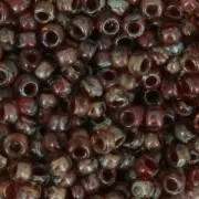 Miyuki Seed beads 8/0 4505 - Light Smoky Topaz Picasso x8g