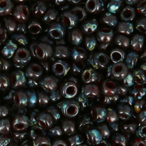 Miyuki Seed beads 8/0 4504 - Ruby Picasso x8g