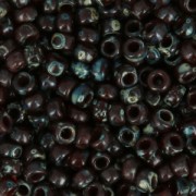 Miyuki Seed beads 8/0 4503 - Flame Red Picasso x8g