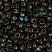 Miyuki Seed beads 8/0 4503 - Flame Red Picasso x8g