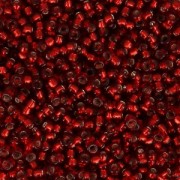 Miyuki Seed beads 15/0 1420 - Dyed Silver Lined Brick Red x8g|raw }}