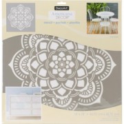 Decorative stencil Home deco XL 45.7 x 45.7 cm Mandalas Rosace