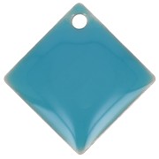 Metal epoxy resin sequins shape diamond/square 16x16 mm Blue x 8|raw }}