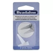 Replacement Nylon Tips for Round Pliers - White x2