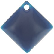 Metal epoxy resin sequins shape diamond/square 16x16 mm Night Blue x 8|raw }}