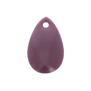 Metal epoxy resin sequins drop shape 14x8 mm Lilas x 8