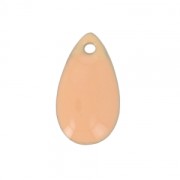 Metal epoxy resin sequins drop shape 14x8 mm Light Pink x 8|raw }}