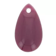 Metal epoxy resin sequins drop shape 14x8 mm Violet x 8