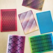 Silk Screen Moiko for Polymer Clay 74x105 mm - Star pattern 6.18