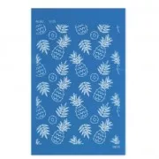 Silk Screen Moiko for Polymer Clay 74x105 mm - Pineapple pattern 9.05
