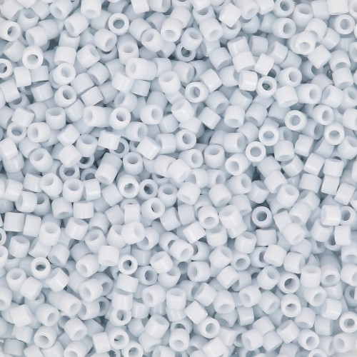 Miyuki Delica 11/0 DB0209 - Opaque Light Gray Luster wholesale package 100g