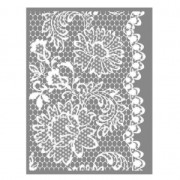 Silk Screen Graine Creative for Polymer Clay 114x153mm- Lace pattern|raw }}