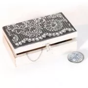 Silk Screen Graine Creative for Polymer Clay 114x153mm- Lace pattern