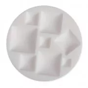 Mini silicone mold for polymer clay and metal paste - Square Cabochons